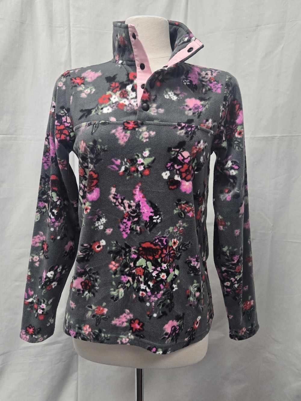 Vera Bradley Hope Blooms Sporty Fleece Pullover
